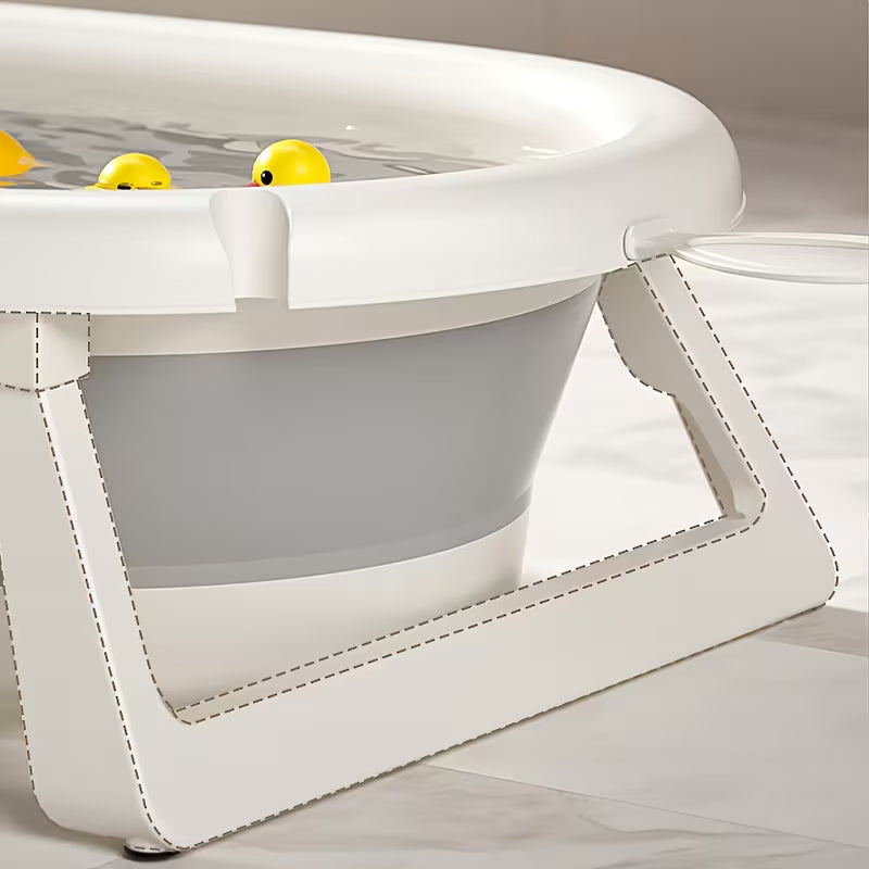 5-in-1  Baby Foldable Bathtub Set with Washbasin, Bucket & Water Ladle
