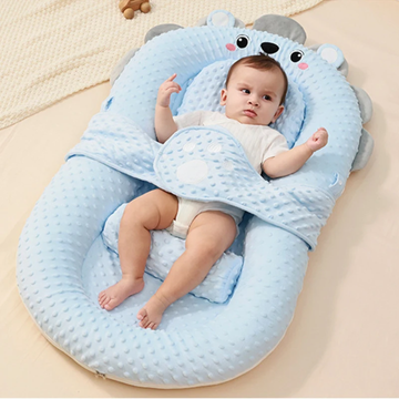 Comfortable Baby Nest Bed, Portable Newborn Lounger for Crib & Travel ,Soft Cushion Infant Sleep Pod