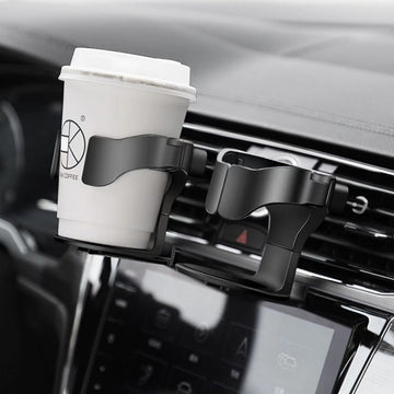 Car Cup Holder - Adjustable Air Vent Mount for Bottles, Drinks, and Water