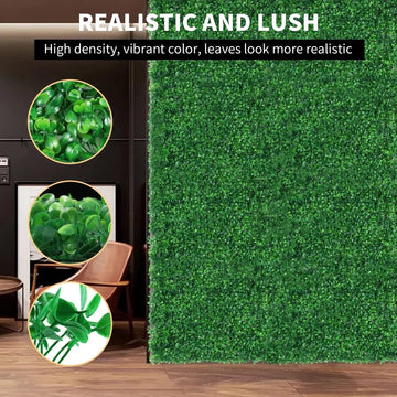 Milan Grass Artificial Plant Wall - Indoor and Outdoor Backdrop Decoration