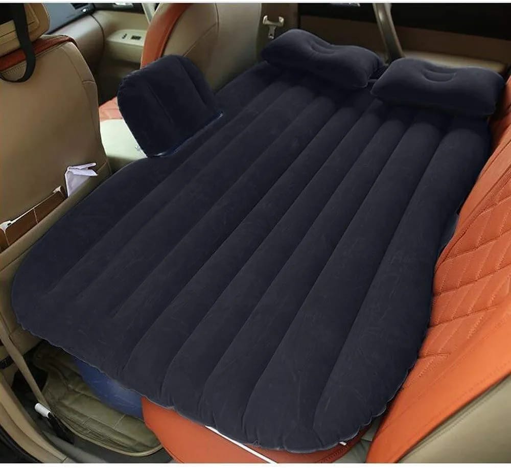 Foldable Travel Inflatable Car Bed Mattress with Two Pillows and Pump